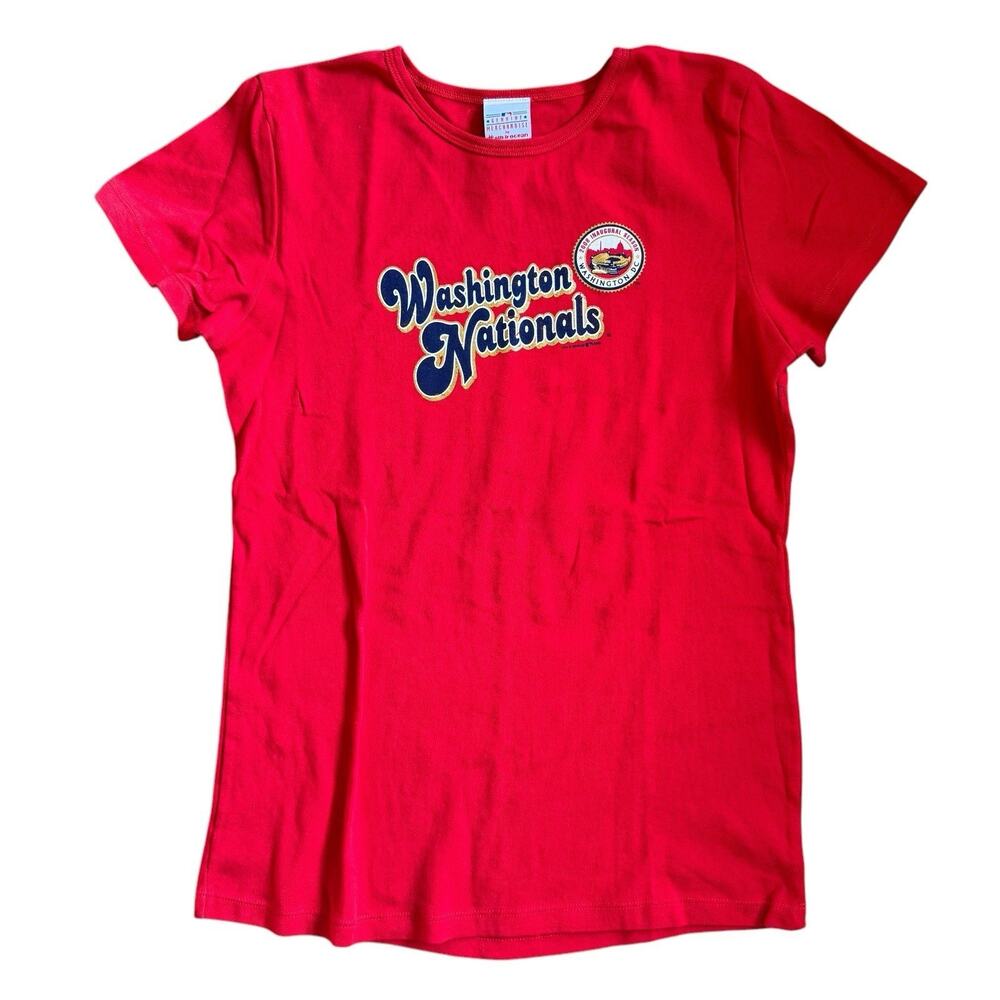 Women's MLB Washington Nationals Baseball Fitted Shirt - Picture 2 of 11